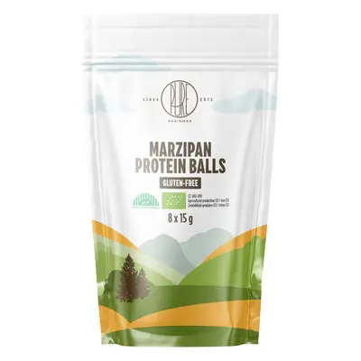 BrainMax Pure Protein Balls Marzipan, Proteinové kuličky, Marcipán, BIO, 8 ks