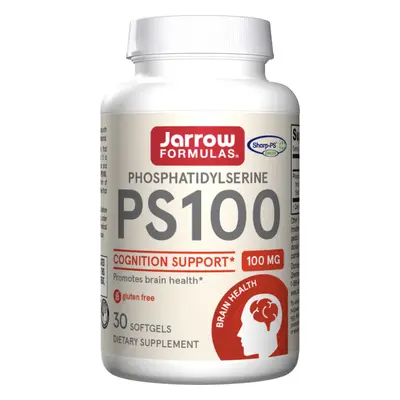 Jarrow Formulas PS 100, Fosfatidylserin 100 mg, zdraví mozku, 30 softgelových kapslí