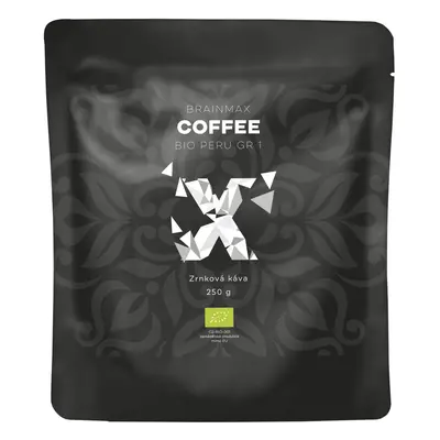 BrainMax Coffee, Káva Peru Grade 1 BIO, 250g, Zrno