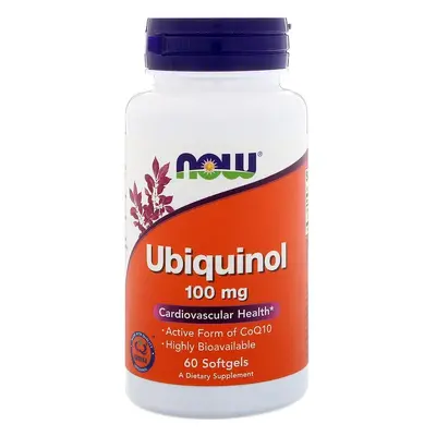 Now® Foods NOW Ubiquinol, Kaneka, 100 mg, 60 softgel kapslí