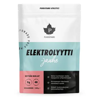 Puhdistamo - Electrolyte Powder 240g red berries