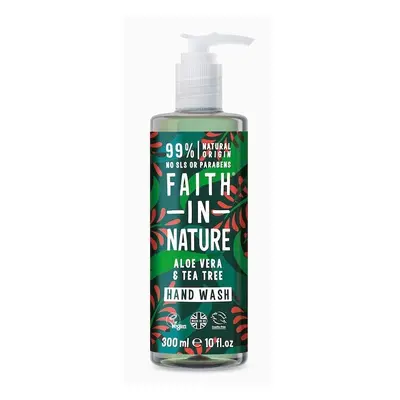 Faith in Nature - Antibakteriální tekuté mýdlo s Aloe vera a Tea Tree, 400 ml