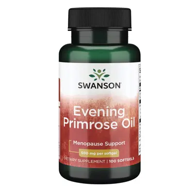 Swanson Evening Primrose Oil (Pupálkový olej), 500 mg, 100 softgelových kapslí