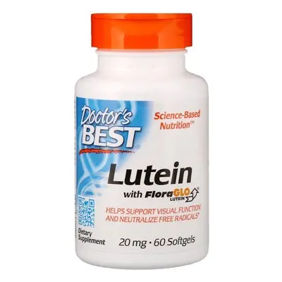 Doctor's Best Lutein s Lutemax, 20 mg, 60 softgel kapslí