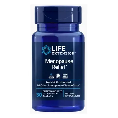 Life Extension Menopause Relief, podpora při menopauze, 30 enterosolventních tablet