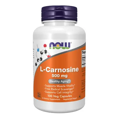 Now® Foods NOW L-Carnosine (L-Karnosin), 500 mg, 100 rostlinných kapslí