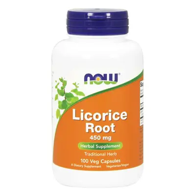 Now® Foods NOW Licorice Root (Lékořice kořen) 450 mg 100 kapslí