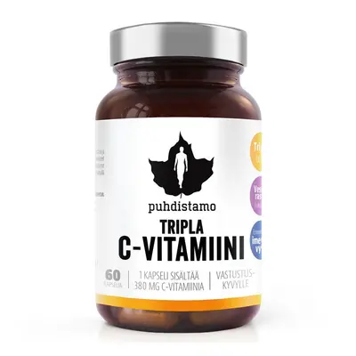 Puhdistamo - Triple Vitamin C 60 kapslí