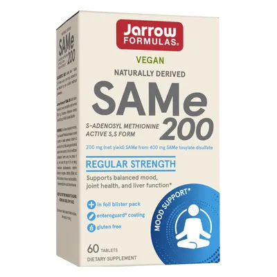 Jarrow Formulas SAMe, 200 mg, 60 tablet