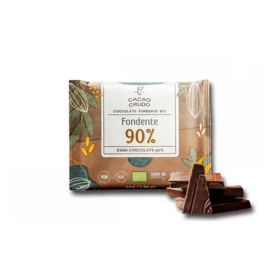 Cacao Crudo Raw Hořká čokoláda 90%, BIO