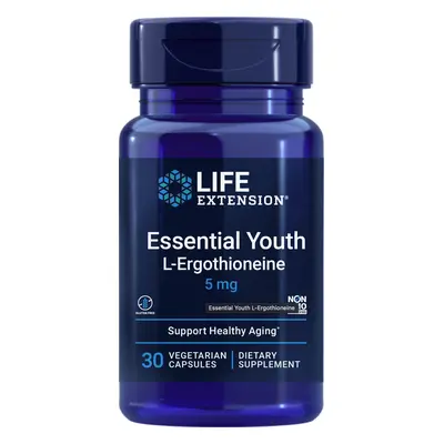 Life Extension Essential Youth, L-Ergothioneine, 30 rostlinných kapslí