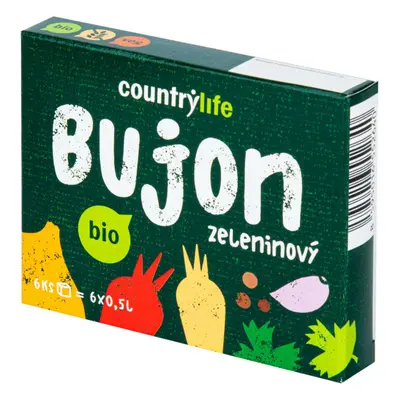 CountryLife - Bujón zeleninový, kostky, BIO