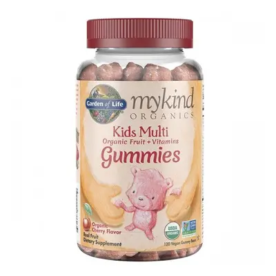 Garden of life Mykind Multivitamin Kids gummy Cherry, multivitamín pro děti, třešeň, 120 gumovýc