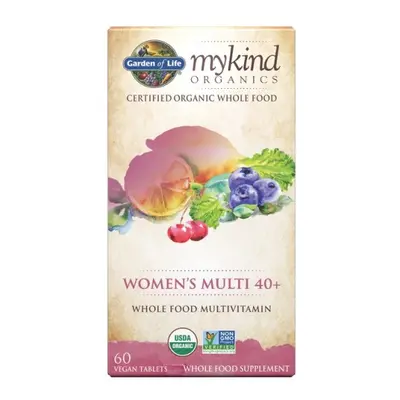 Garden of life Mykind Organics Women's Multi 40+, multivitamín pro ženy, 60 rostlinných tablet