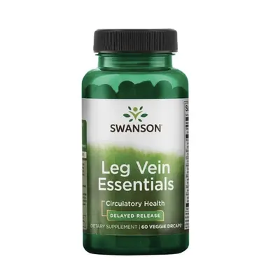 Swanson Leg Vein Essentials, podpora žil a cév, 60 rostlinných kapslí