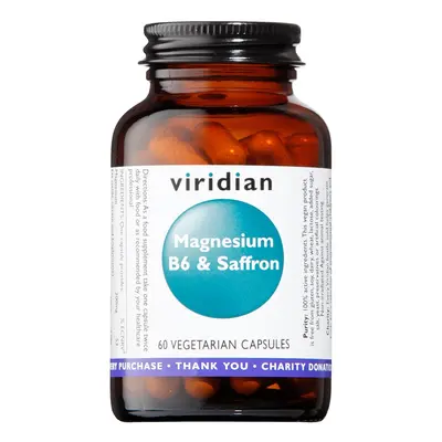 Viridian Magnesium B6 & Saffron 60 kapslí