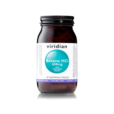 Viridian Betaine HCL - 90 kapslí