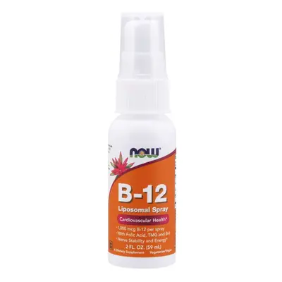 Now® Foods NOW Liposomal Vitamin B12, 59 ml sprej (Lipozomální vitamín B12)