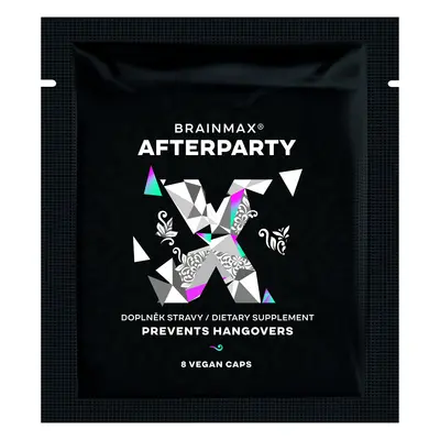 BrainMax AFTERPARTY, Bojovník za rána bez těžkých kocovin! Počet kapslí: 8 kapslí