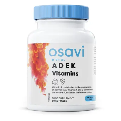 Osavi Vitamíny ADEK, 60 softgel kapslí