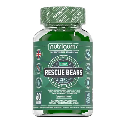 Nutrigums Rescue Bears, podpora při stresu, 60 želé bonbónů