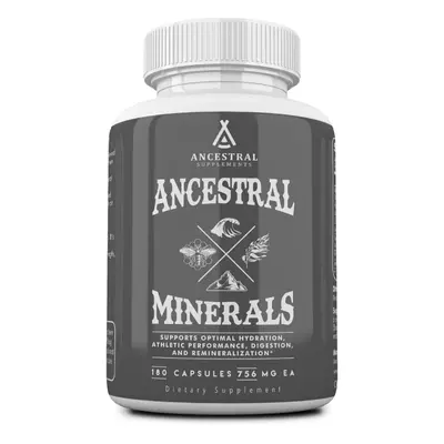 Ancestral Supplements Ancestral Supplements, Ancestral Minerals, komplex minerálů, 180 kapslí, 3