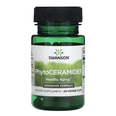 Swanson PhytoCERAMIDES, ceramidy, 30 rostlinných kapslí