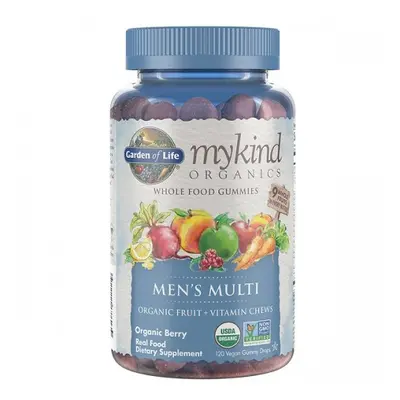 Garden of life Mykind Men, multivitamín pro muže, 120 gumových bonbónů