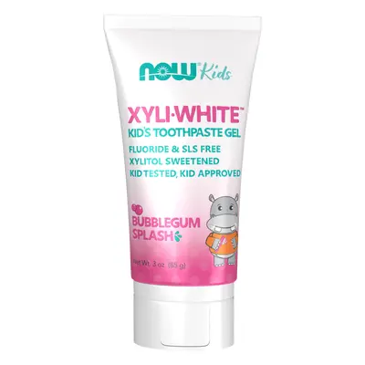 Now® Foods NOW XyliWhite Bubblegum Splash, Dětský zubní gel, žvýkačková příchuť, 85 g