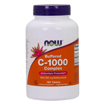 Now® Foods NOW Buffered Vitamin C-1000 Complex s bioflavonoidy, 180 tablet