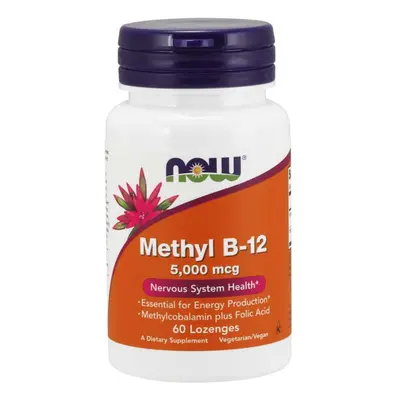 Now® Foods NOW Methyl B12 with Folic Acid (Vitamín B12 + Kyselina Listová v aktivních formách), 