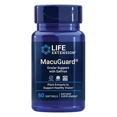 Life Extension MacuGuard Ocular Support with Saffron, oční podpora, 60 kapslí