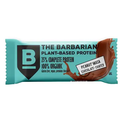 The Barbarian Proteinová Tyčinka Organic Chocolate Coated Peanut Maca