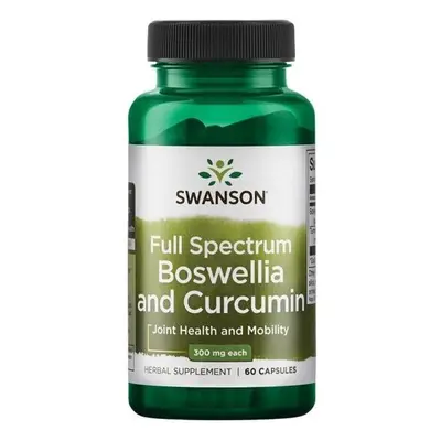 Swanson Full Spectrum Boswellia s Kurkuminem, 60 kapslí