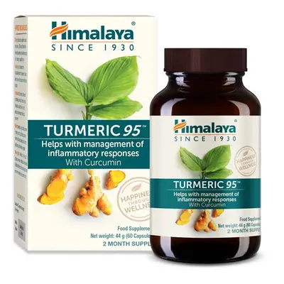 Himalaya Herbals Himalaya Turmeric 95, kurkumin extrakt, 60 vegan kapslí