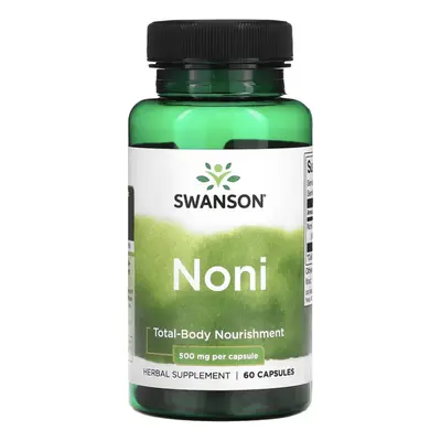 Swanson Noni, morinda barvířská, 500 mg, 60 kapslí