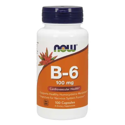 Now® Foods NOW Vitamin B6 Pyridoxin, 100 mg, 100 kapslí