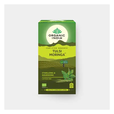 Organic India Tulsi Moringa BIO, 25 sáčků