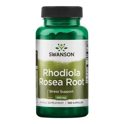 Swanson Rhodiola Rosea Root (Rozchodnice růžová), 400 mg, 100 kapslí