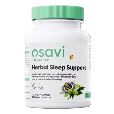 Osavi Herbal Sleep Support, bylinná podpora spánku, 60 vegan kapslí