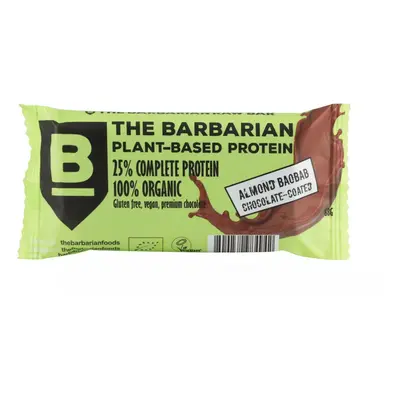 The Barbarian Proteinová Tyčinka Organic Chocolate Coated Almond & Baobab