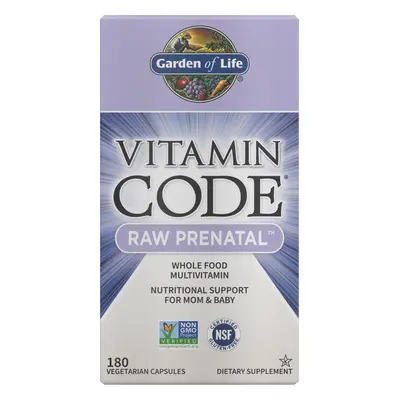 Garden of Life Vitamin Code RAW Prenatal (multivitamín pro těhotné ženy), 180 rostlinných kapslí