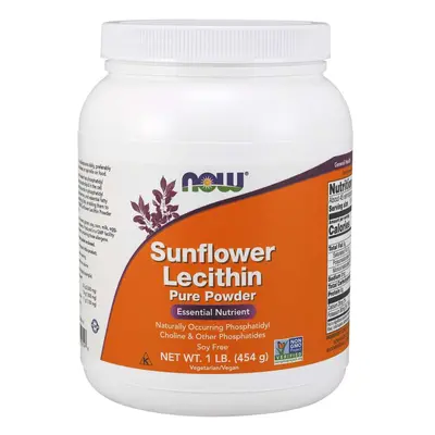 Now® Foods NOW Sunflower Lecithin (slunečnicový lecitin), prášek, 454 g