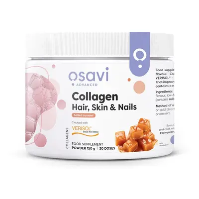 Osavi Collagen Hair, Skin & Nails, Salted Caramel, kolagen prášek zdravé vlasy, pleť a nehty, sl