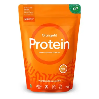 Orangefit Plant Protein, mango-broskev, 750 g