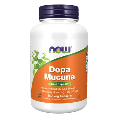 Now® Foods NOW DOPA Mucuna, 180 rostlinných kapslí