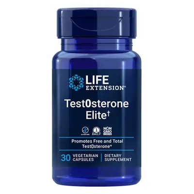 Life Extension Test0steron EIite, 30 rostlinných kapslí