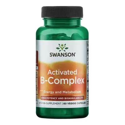 Swanson Activated B-Complex, High potency, Aktivní koenzymová forma Vitamínů B, Vyšší účinnost ,