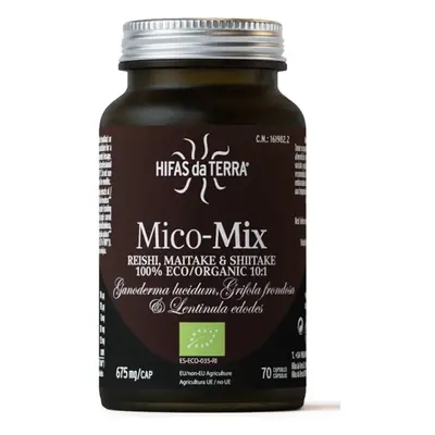 Hifas da Terra Mico-Mix (Reishi, Maitake, Shiitake), BIO, 70 kapslí