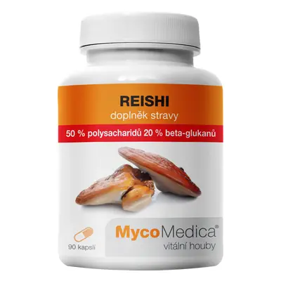 MycoMedica - Reishi 50% ve vysoké koncentraci, 90 rostlinných kapslí